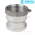 Hot sale type A quick connector aluminum threaded pipe coupling